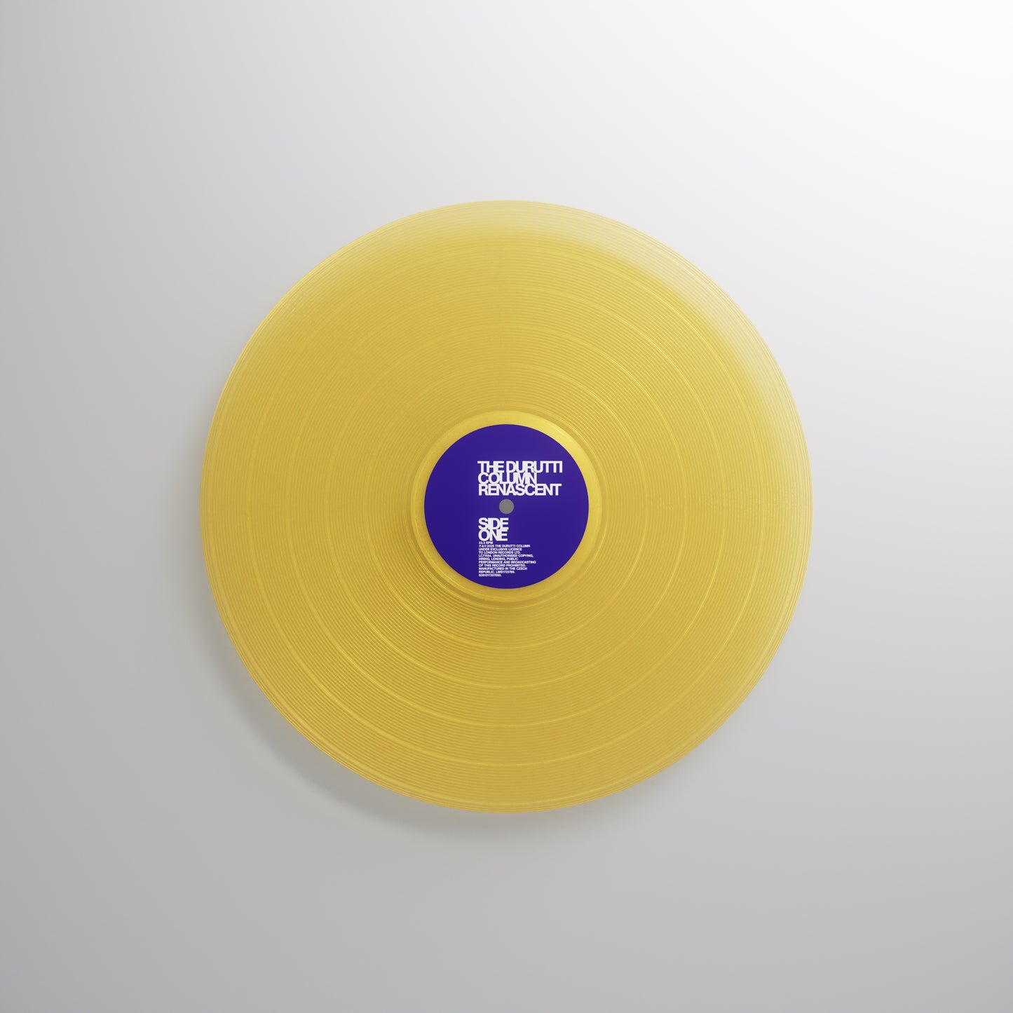 THE DURUTTI COLUMN, Renascent (London Records Ltd; LMS1725759, UK 2026, Inner, Clear Yellow Vinyl) LP NEW/NEW - PRE-ORDER