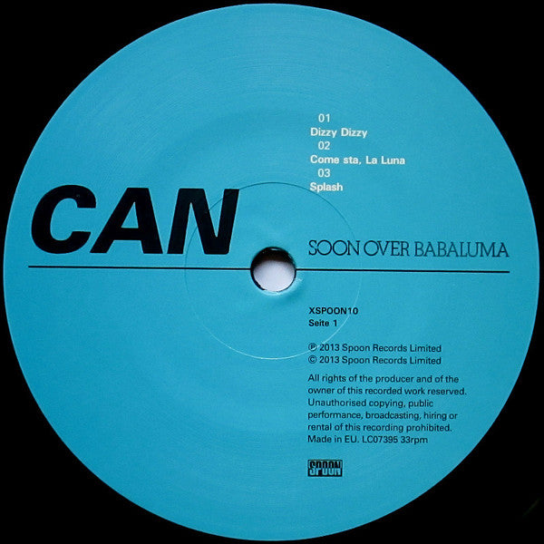 Image of Label Cover of LP - VG+/VG - CAN, Soon Over Babaluma (Spoon; XSPOON10, Europe 2014 Reissue, Metallic Sleeve, Inner), , - 1926281E