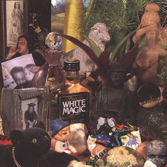 Image of Front Cover of 1624344E: LP - WHITE MAGIC, Through The Sun Door (Drag City; DC265, US 2004, Insert, White Vinyl)   VG+/VG+