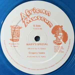 Image of Back Cover of 12" - /VG+ - GREGORY ISAACS, If You See My Mary (African Museum; , UK 1979, Blue Vinyl), , - 3016158C