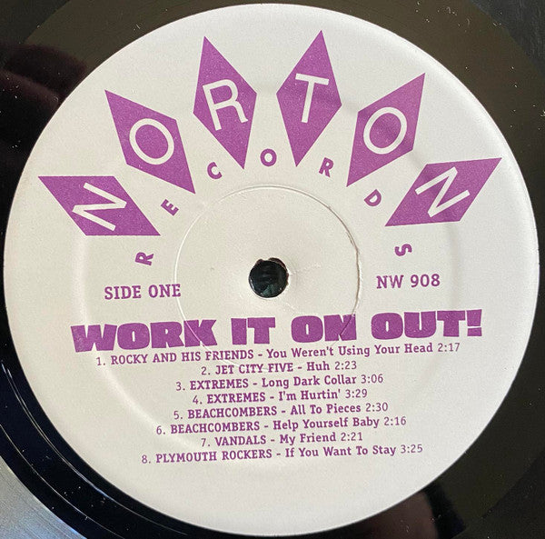 Image of Label Cover of LP - VG+/VG+ - VARIOUS, Work it on Out! Northwest Killers 1965-66 (Norton; NW908, US 2001), , - 1226096E