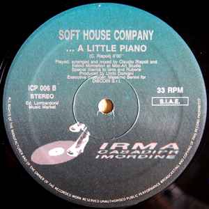 Image of Label Cover of 12" - G+/G+ - SOFT HOUSE COMPANY, What You Need... (Irma CasaDiPrimordine (Dark Green Label); ICP 006 , Italy 1990), , - 3946348S