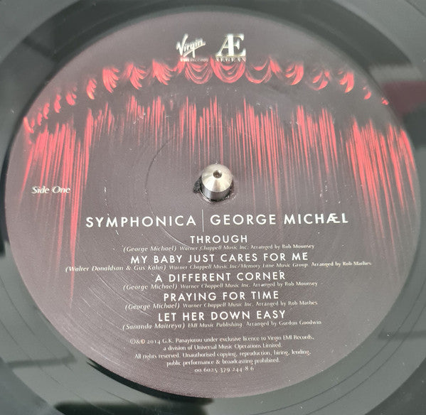 Image of Label Cover of 2xLP - EX/M - GEORGE MICHAEL, Symphonica (Aegean; 379244-6, UK 2014, Gatefold, 2 Inners, Limited To 500), SEALED, - 3516258C