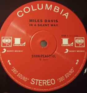 Image of Label Cover of LP - NEW/NEW - MILES DAVIS, In A Silent Way (Columbia ; 88875111941, Europe 2015 Reissue, 180 Gram Vinyl), , - 0116059C