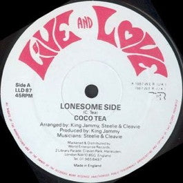 Image of Front Cover of 12" - VG+/VG+ - COCOA TEA / ADMIRAL TIBET, Lonesome Side / Reality Time (Live And Love; LLD 87, UK 1987, Company Sleeve), , - 3916362C