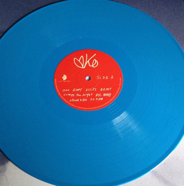 Image of Label Cover of LP - VG+/VG - KAREN O, Crush Songs (Cult Records; CLT0161, Europe 2014, Inner & Booklet, Blue Vinyl. Yeah Yeah Yeahs), , - 2416562C