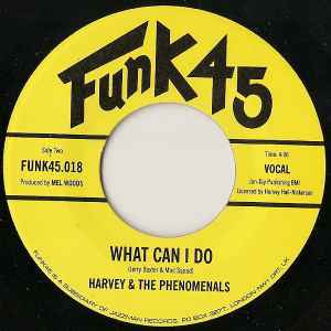 Image of Back Cover of 7" - /EX - HARVEY & THE PHENOMENALS, Soul & Sunshine / What Can I Do (Funk45; FUNK45.018, UK 2004), , - 2956053S