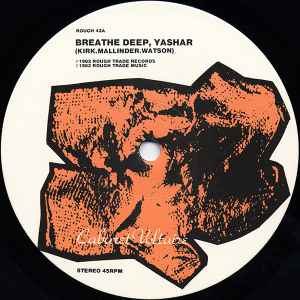 Image of Label Cover of 2x12" - G+/VG+ - CABARET VOLTAIRE, 2x45 (Rough Trade; ROUGH42, UK 1982, Envelope Sleeve), Two long tears on back opening flap which are taped inside, edge & ring wear, - 3846116S