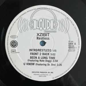Image of Label Cover of 2xLP - VG+/EX - XZIBIT, Restless (Loud; 498913 1, US 2000), Minor wear to edge of sleeves, - 0846146S