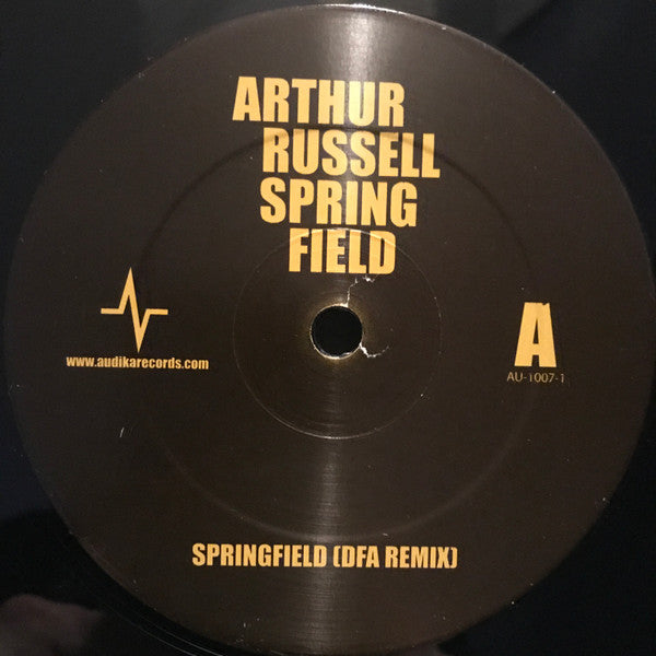 Image of Label Cover of 2x12" - VG+/EX - ARTHUR RUSSELL, Springfield (Audika; AU-1007-1, US 2006), Still In Stickered Shrinkwrap, - 1026282E