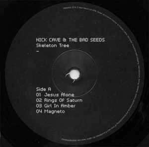 Image of Label Cover of LP - NEW/NEW - NICK CAVE AND THE BAD SEEDS, Skeleton Tree (Bad Seed Ltd.; BS009VS, Europe 2016, Standard Sleeve Edition, Inner, Download Code), , Nick Cave and the Bad Seeds' release their sixteenth studio album, Skeleton Tree. This follows the Bad Seeds' most critically and commercially successful release of recent times, Push the Sky Away (2013). Skeleton Tree began its journey in late 2014 at Retreat Studios, Brighton, with further sessions at La Frette Studios, France in autumn 2