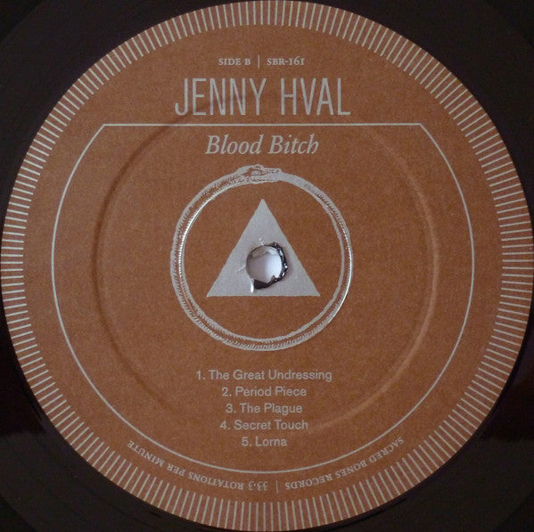 Image of Label Cover of LP - VG+/VG+ - JENNY HVAL, Blood Bitch (Sacred Bones Records; SBR-161, US 2016, Inner), Still in hype stickered shrinkwrap. Paper scuffs from storage and a couple light hairlines., - 0926350E
