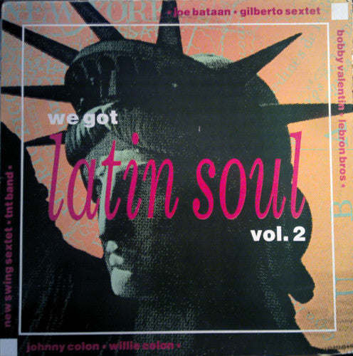 Image of Front Cover of 1714409C: LP - VARIOUS, We Got Latin Soul, Vol. 2 (Caliente; HOT 111, UK 1988)   VG+/G+
