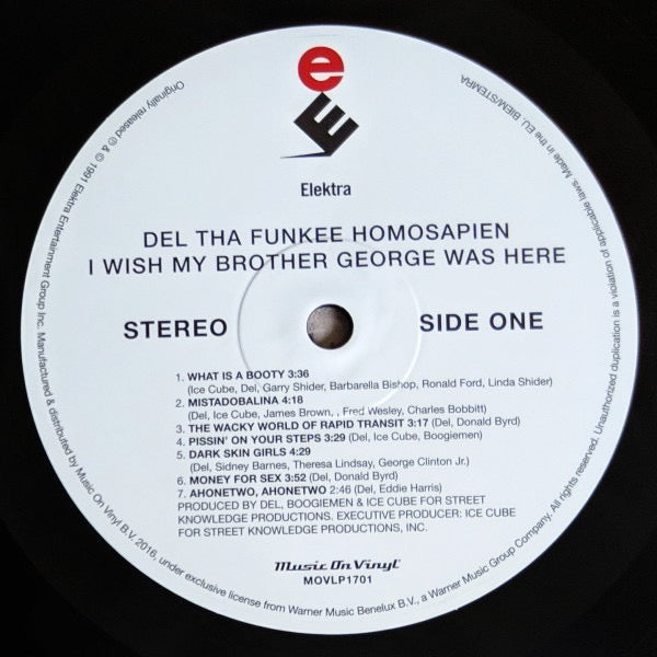 Image of Label Cover of LP - VG+/VG+ - DEL THA FUNKE� HOMOSAPIEN, I Wish My Brother George Was Here (Music On Vinyl; MOVLP1701, Europe 2016 Reissue), , - 4216733C