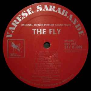 Image of Label Cover of LP - VG/VG - HOWARD SHORE, The Fly (Original Motion Picture Soundtrack) (Var se Sarabande; STV 81289, US 1986), Faint hairlines, ligh corner and edgewear to sleeve with more significant crease on back., - 2616482C