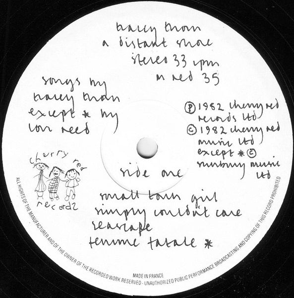 Image of Label Cover of LP - VG/VG - TRACEY THORN , A Distant Shore (Cherry Red ; M RED 35 , UK 1982, Everything But The Girl), Light Marks only., - 3116075C
