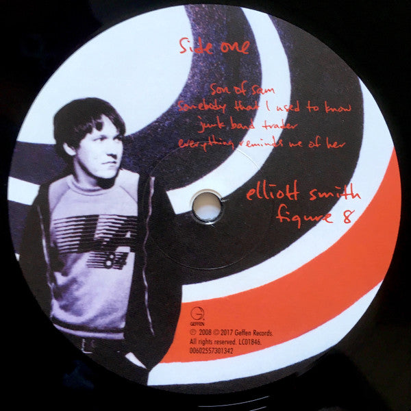 Image of Label Cover of 2xLP - NEW/NEW - ELLIOTT SMITH, Figure 8 (UMC; 5728644, Europe 2017 Reissue, Insert, 180 Gram Vinyl), , - 2716445C