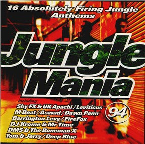 Image of Front Cover of LP - VG/G+ - VARIOUS ARTISTS, Jungle Mania 94 (Telstar; STAR 2735, UK 1994, Picture Sleeve), Strong VG cover, very light wear. A few minor audible marks on disc., - 4146089S