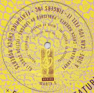 Image of Label Cover of 12" - VG/VG - FINGERS INC, Can You Feel It (Desire; WANTX 6, UK 1988, Die Cut Picture Sleeve), , Eternal House Classic! - 3246071S