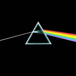 Image of Front Cover of LP - VG/G+ - PINK FLOYD, The Dark Side Of The Moon (Harvest Black/Blue - EMI on Label Rim; SHVL 804, UK 1970s Reissue, Gatefold, No Poster or Stickers, A9 / B8 or A9 / B7), Plays With Very Little Surface Noise, - 3726292E