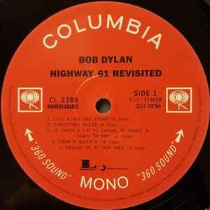Image of Label Cover of LP - VG+/VG+ - BOB DYLAN, Highway 61 Revisited (Columbia; CL 2389, Europe 2015 Reissue, Mono. 180 Gram Vinyl.), Cover still in opened shrink., - 3746124S