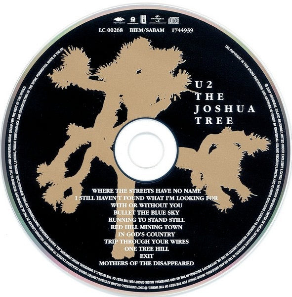 Image of Label Cover of 3xCD - VG+/VG+ - U2, The Joshua Tree (Mercury; 1750948, Europe 2007 Reissue, Box Set, Book, 5 Postcards, 2CD & 1DVD), , - 3416452C