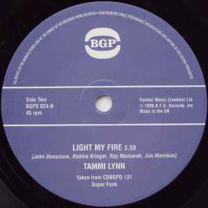 Image of Back Cover of 7" - /EX - NATIONAL SOUL REVIEW, TAMMI LYNN, Get Me Back On Time, Engine #9 / Light My Fire (BGP; BGPS 024, UK 2005 Reissue), , - 2526165E