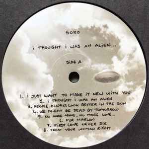 Image of Label Cover of 4225399E: LP - SOKO, I Thought I Was An Alien (Because Music; BEC5161135, France 2012, Poster, No CD) VG+/VG+
