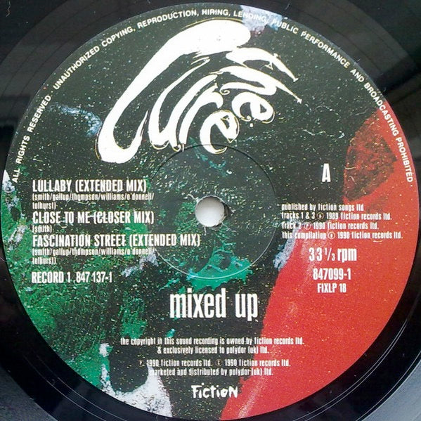 Image of Label Cover of 2xLP - VG/G - THE CURE, Mixed Up (Fiction Records; FIXLP 18, UK 1990, Hype Stickered Sleeve, 2 Inners), Many light scratches, couple of small feelable ones, edge wear, - 4046049S