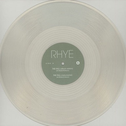 Image of Label Cover of 12" - VG+/VG+ - RHYE, The Fall (Innovative Leisure Records; THEFALLV01, US 2012, Clear Plastic Sleeve, Insert), , - 3516688C