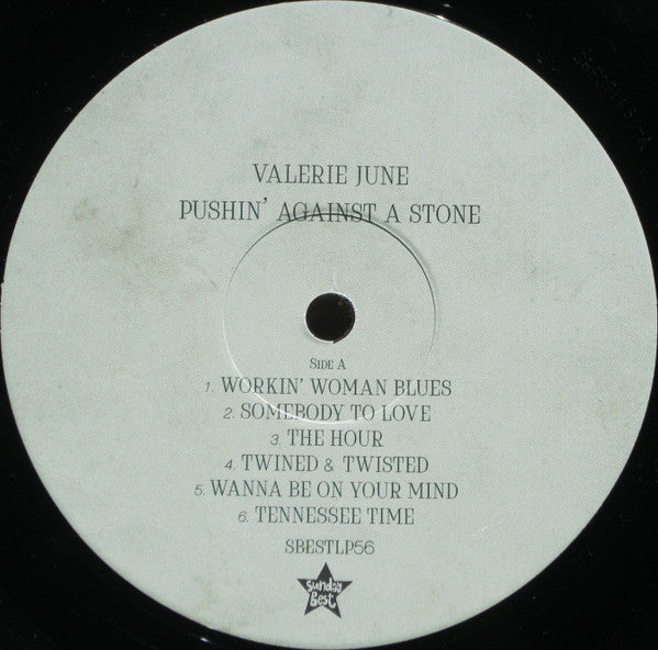 Image of Label Cover of LP - EX/EX - VALERIE JUNE, Pushin' Against A Stone (Sunday Best Recordings ; SBESTLP56, Europe 2013, Inner, 180 Gram Vinyl), Opened Instore, Still In Stickered Shrinkwrap, - 4346315S