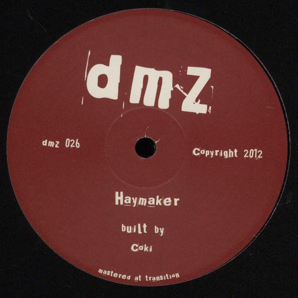 Image of Front Cover of 12" - /VG+ - COKI, Haymaker / Revolution (DMZ; dmz 026, UK 2012, Plain Sleeve), , - 2346379S
