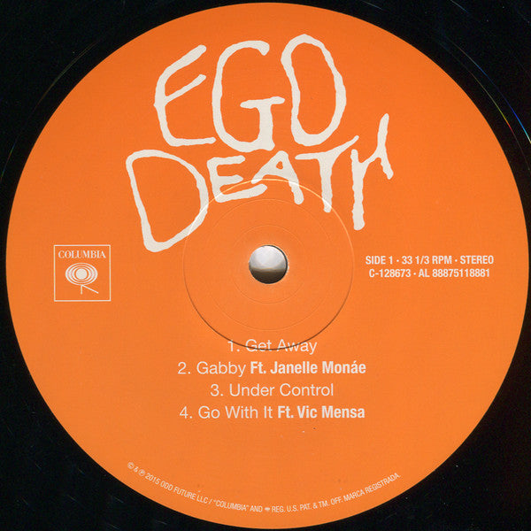 Image of Label Cover of 2xLP - VG+/VG - THE INTERNET, Ego Death (Columbia; 88875118881, US 2015, Picture Sleeve, 2 Inners), , - 3046319S