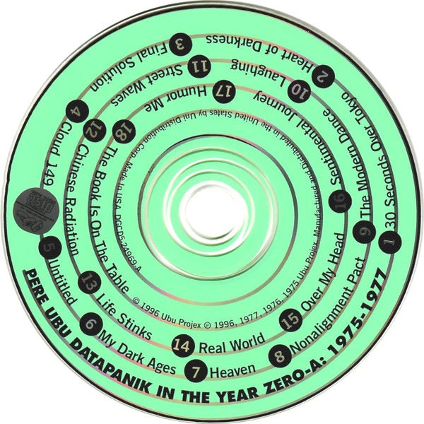 Image of Label Cover of 5xCD - VG/VG+ - PERE UBU, Datapanik In The Year Zero (DGC; DGCD5-24969, US 1996, Box Set, Booklet), , - 3816595C