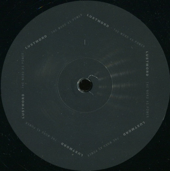Image of Label Cover of 2xLP - EX/VG+ - LUSTMORD, The Word As Power (Blackest Ever Black; BLACKESTLP004, UK 2013, Gatefold), , - 4326204E