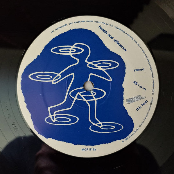 Image of Label Cover of 12" - EX/EX - THIS HEAT, Health And Efficiency (Modern Classical Recordings ; MCR 918, US 2016 Reissue, Gatefold, Insert, 180 Gram Vinyl. OBI Strip.), , - 3546134S