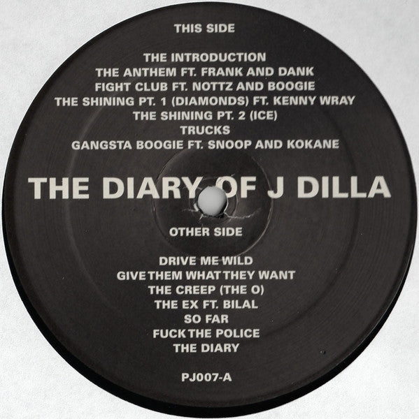 Image of Label Cover of LP - VG+/VG+ - J DILLA, The Diary Of (Pay Jay Productions; PJ010, US 2016, Booklet, With 7", Record Store Day 2016 release. Limited to 4000 copies.), , - 0946146S