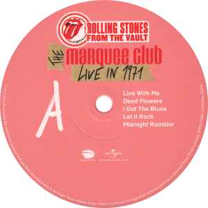 Image of Label Cover of LP - VG+/VG+ - THE ROLLING STONES, From The Vault The Marquee Club - Live in 1971 (Eagle Vision; EV307089, UK 2015, Gatefold, Inner, With DVD), , - 3626481E