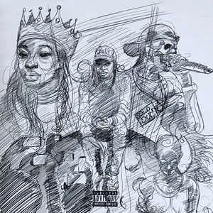Image of Front Cover of LP - EX/EX - LITTLE SIMZ, A Curious Tale Of Trials And Persons (Age 101 Music; , US 2018 Reissue, Stencil And Booklet, Club Edition, Reissue, Black White Split And Gold Spatter), , - 2746226S