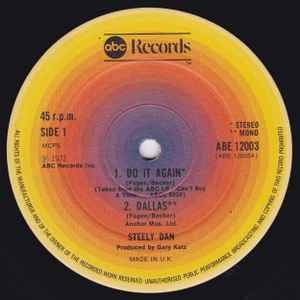 Image of Label Cover of 12" - VG/VG+ - STEELY DAN, Four Tracks From Steely Dan (ABC Records; ABE 12003, UK 1977, Picture Sleeve), , - 3726269E