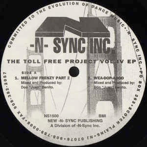 Image of Front Cover of 12" - /VG - DON "JUAN" BENITO / JASON "AJ" SUMMERS, The Toll Free Project Vol. IV EP (-N-Sync Inc.; NS1500, US 1995), Strong VG, - 2346079S
