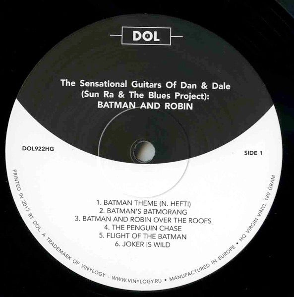 Image of Label Cover of LP - NEW/NEW - SUN RA - THE SENSATIONAL GUITARS OF DAN & DALE, Batman And Robin (DOL; DOL922HG , Europe 2017 Reissue, Gatefold, 180 Gram Vinyl), , - 1336095E