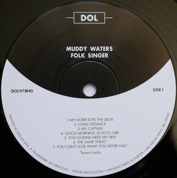 Image of Label Cover of LP - NEW/NEW - MUDDY WATERS, Folk Singer (DOL; DOL978HG, Europe 2013 Reissue, Gatefold, 180 Gram Vinyl), , - 2436118E
