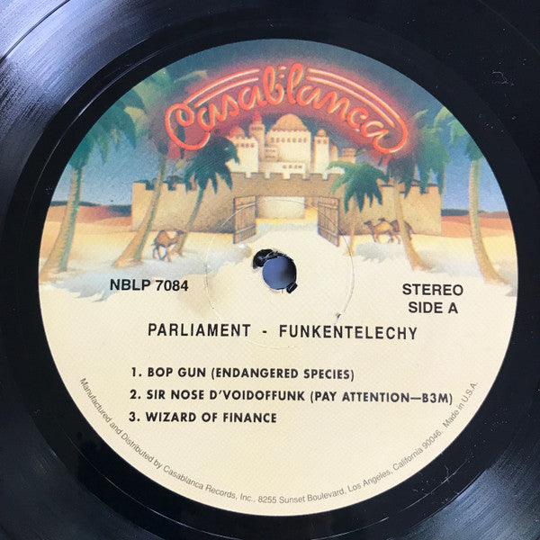 Image of Label Cover of LP - VG/VG - PARLIAMENT, Funkentelechy Vs. The Placebo Syndrome (Casablanca; NBLP 7084, US 2000s Reissue), , - 4046278S