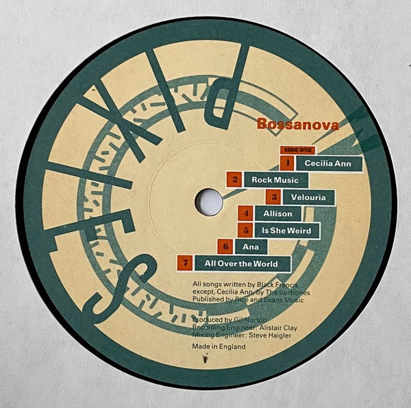 Image of Label Cover of 2415083C: LP - PIXIES, Bossanova (4AD; CAD 0010, UK 1990, Inner) VG/VG