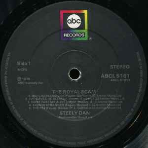 Image of Label Cover of LP - VG/VG - STEELY DAN, The Royal Scam (ABC Records Black Labels; ABCL 5161, UK 1976, Inner), , - 3546089S