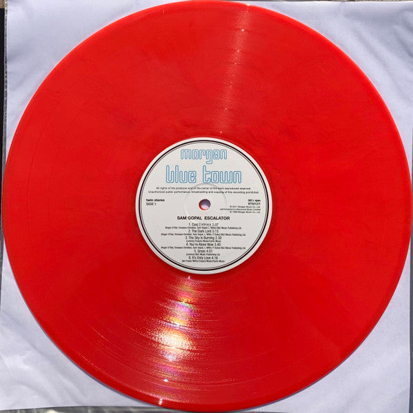Image of Label Cover of LP - VG+/VG+ - SAM GOPAL, Escalator (Morgan Blue Town; BT5012R, 2017 Reissue, Gatefold, Insert, 180 Gram Red Vinyl, with Red Vinyl 7"), , - 4246383S