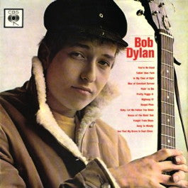 Image of Front Cover of LP - VG/G+ - BOB DYLAN, Bob Dylan (CBS Orange (33 1/3 On Label); 62022, UK Reissue, Laminated Front Sleeve, Gold Stereo Sticker on Rear), Creasing and marks on sleeve but intact. Small hairlines on disc., - 3646062S