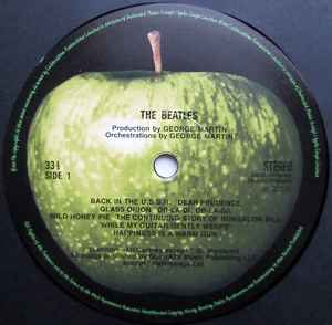Image of Label Cover of 4715213C: 2xLP - THE BEATLES, The Beatles (White Album) (Apple; 6769686, UK 2018 Reissue, Gatefold, Poster, 4 Cards) NEW/NEW