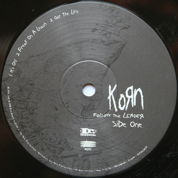 Image of Label Cover of 2xLP - NEW/NEW - KORN, Follow The Leader (Immortal Records; 19075865851, Europe 2018 Reissue, 2 Inners), , - 4016315C